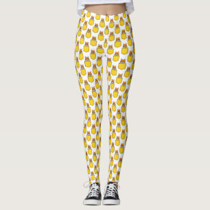 Leggings Patrón de gato de Mascota de bolsillo