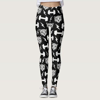 Leggings Patrón de gimnasio leopardo