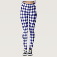Patrón de Gingham Clásico Azul Moderno