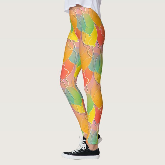 Leggings Patrón de globos de verano (Izquierda)