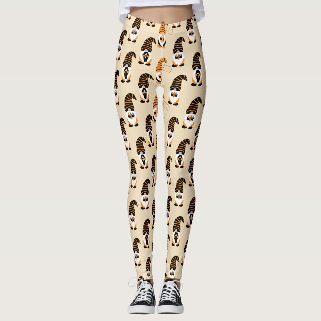 Leggings Patrón De Gnomes, Trick O Tratamiento De Gnomes De (Anverso)