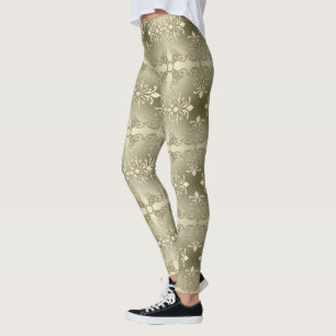 Leggings patrón de gradiente de estilo barroco