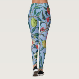 Leggings Patrón de granadas de William Morris