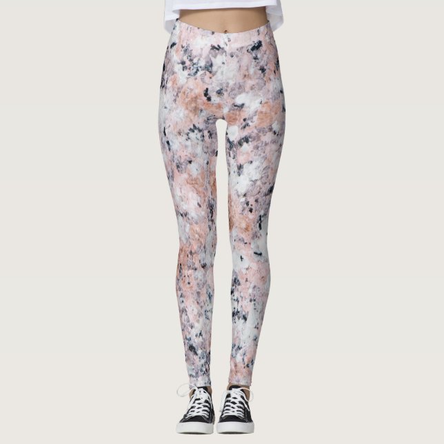 Leggings Patrón de granito (Anverso)