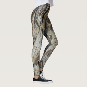 Leggings Patrón de grano de ebullición Foto Grano de madera