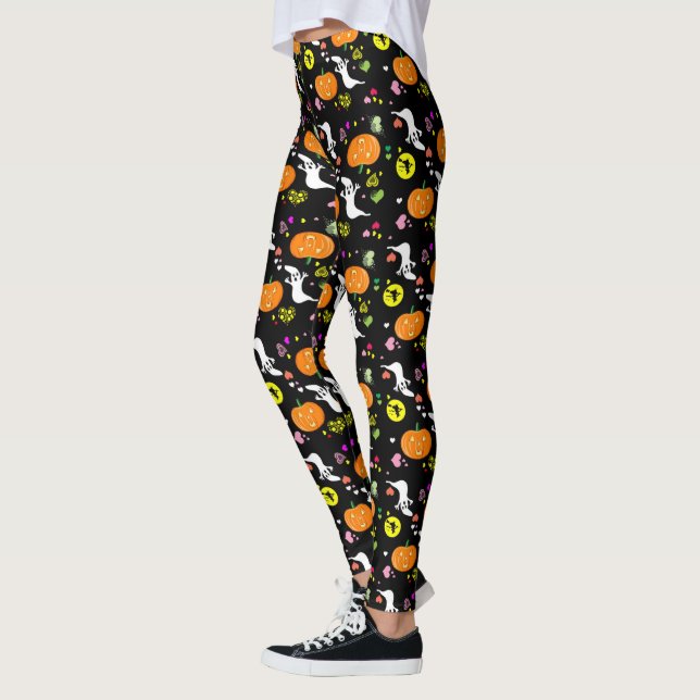 Leggings Patrón de Halloween (Izquierda)