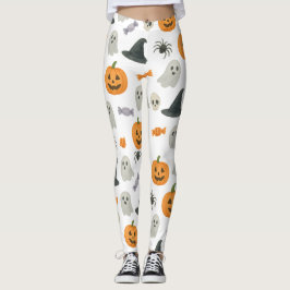 Leggings Patrón de Halloween