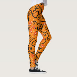 Leggings Patrón de Halloween