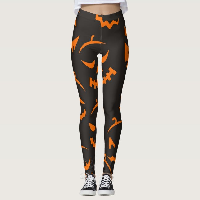Leggings Patrón de Halloween (Anverso)