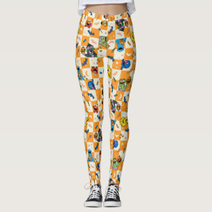 Leggings Patrón de Halloween de Plaza Sésamo