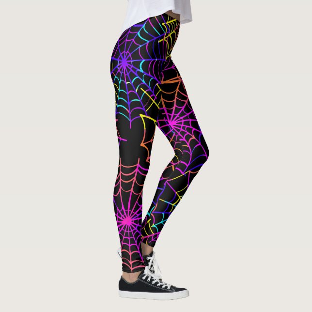 Leggings Patrón de Halloween Neon (Derecha)