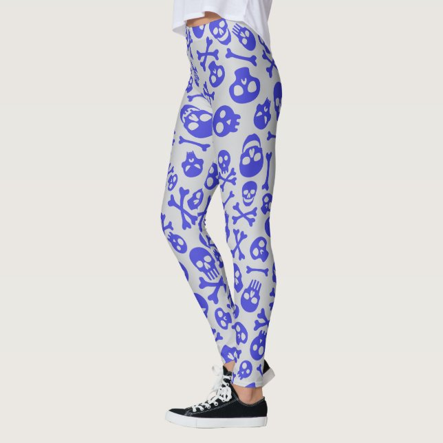 Leggings Patrón de Halloween sin foco (Izquierda)