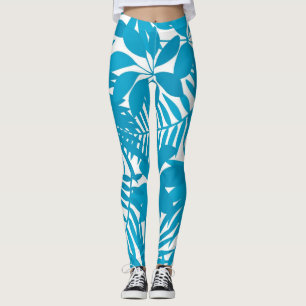 Leggings Patrón de hojas