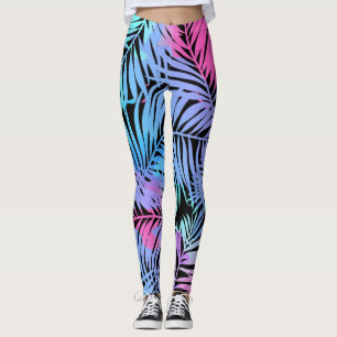 Leggings Patrón de hojas