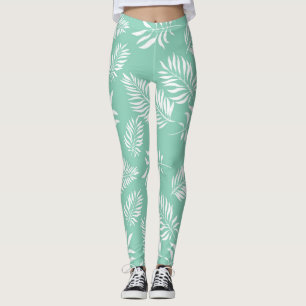 Leggings Patrón de hojas 14