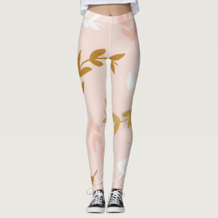 Leggings Patrón de hojas 4