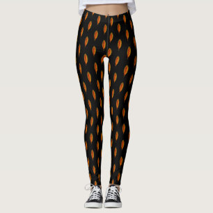 Leggings Patrón de hojas de otoño