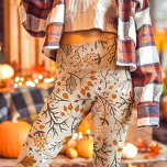 Leggings Patrón de hojas y ramas de Berries en otoño<br><div class="desc">Disfrute de la belleza de la caída con estas elegantes legiones del patrón de las ramas y las hojas del otoño. Con un delicado patrón de follaje otoñal, bayas y ramas, estas leggings capturan la esencia de la temporada. Perfecto para descansar en los días fríos, estas leggings proporcionan confort y...</div>