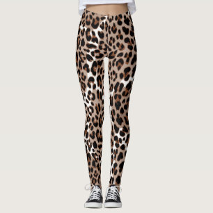 Leggings Patrón de impresión animal