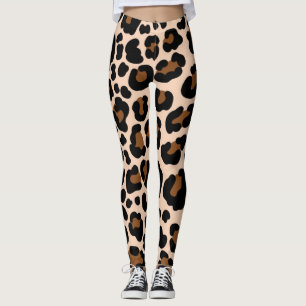 Leggings Patrón de impresión animal