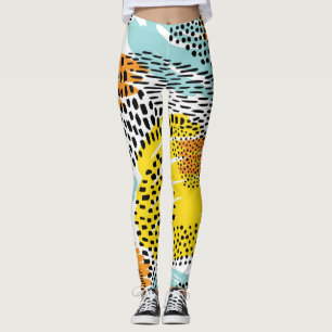 Leggings Patrón de impresión animal