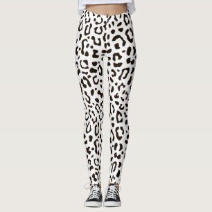 Leggings Patrón de impresión de leopardo