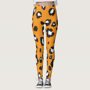 Leggings Patrón de impresión de leopardo clásico