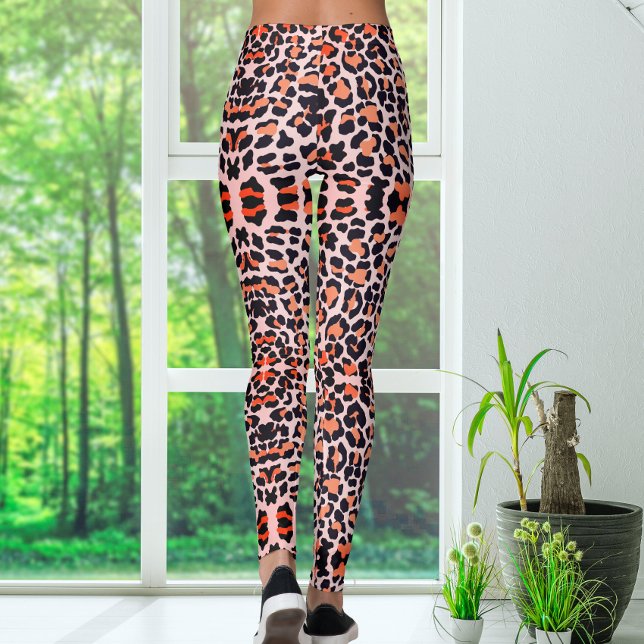 Leggings Patrón de impresión de leopardo natural (Subido por el creador)