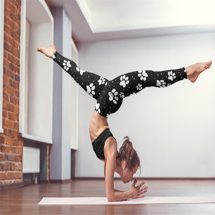 Leggings Patrón de impresión de rutas