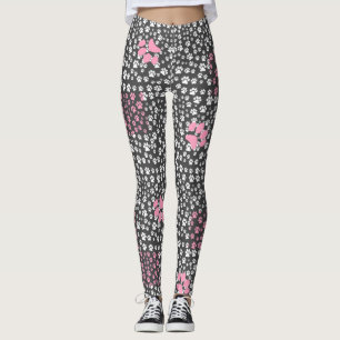 Leggings Patrón de impresión de tracción 01.b DGrey BG