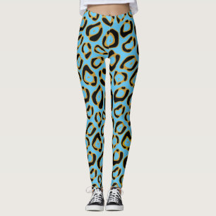 Leggings Patrón de impresión Socialite Leopard