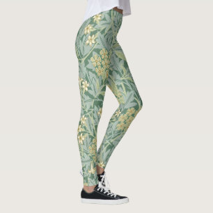 Leggings Patrón de jazmín por William Morris