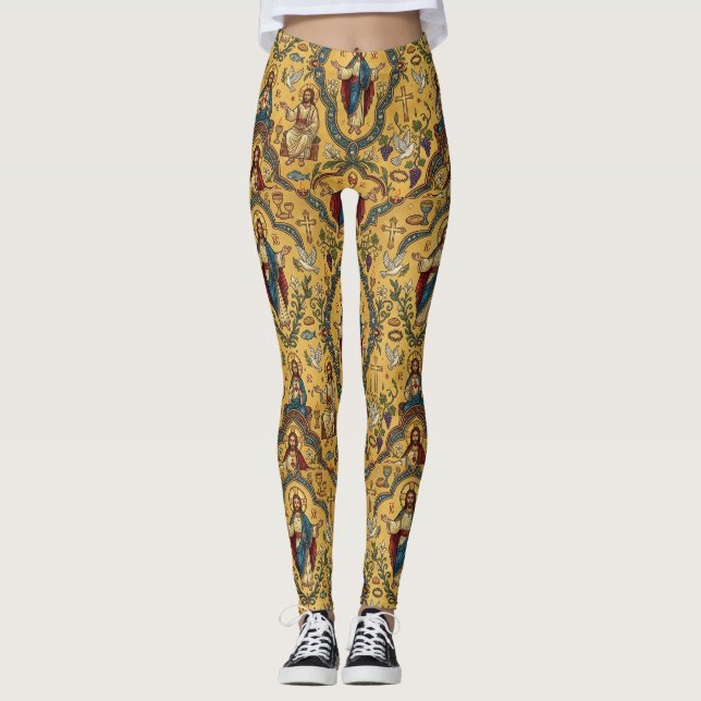 Leggings Patrón de Jesús (Anverso)