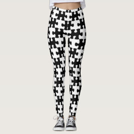 Leggings Patrón de jigsita