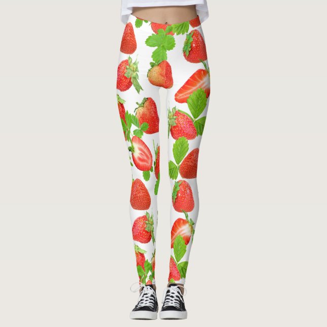 Leggings Patrón de juicy lichee (Anverso)