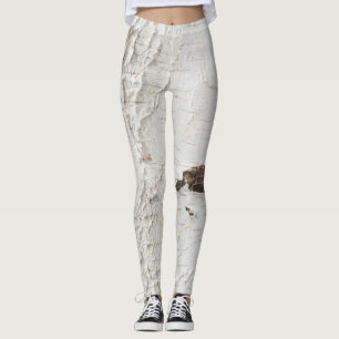 Leggings Patrón de la corteza de Birch