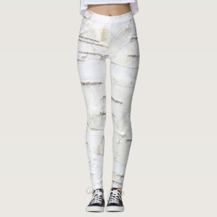 Leggings Patrón de la corteza de Birch
