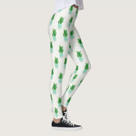 Leggings Patrón de la planta de serpientes podridas