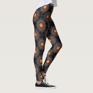 Leggings Patrón de la Torre Orb Dorada 00120150507220114 Le