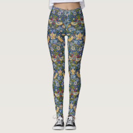 Leggings Patrón de ladrón de fresa William Morris