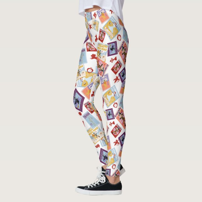 Leggings Patrón de lanzamiento de impresión de personaje de (Izquierda)