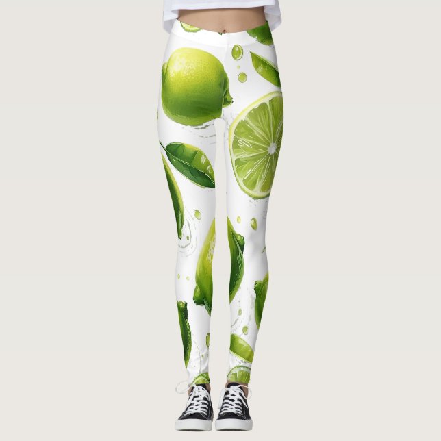 Leggings Patrón de lápiz (Anverso)