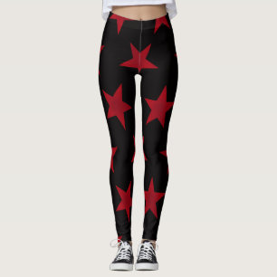 Leggings Patrón de las estrellas doradas 8