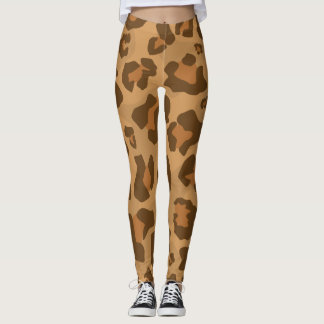 Leggings Patrón de Leopardo Cheetah Cougar Jaguar Puma