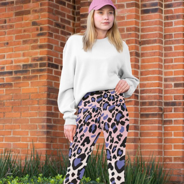 Leggings Patrón de leopardo colorido (Subido por el creador)