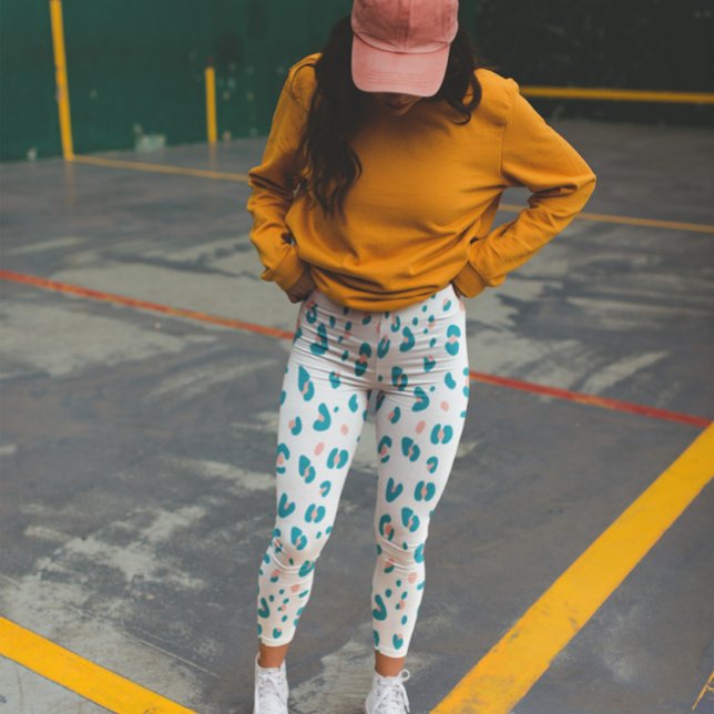 Leggings Patrón de leopardo colorido (Subido por el creador)