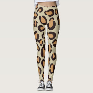 Leggings Patrón de leopardo moderno