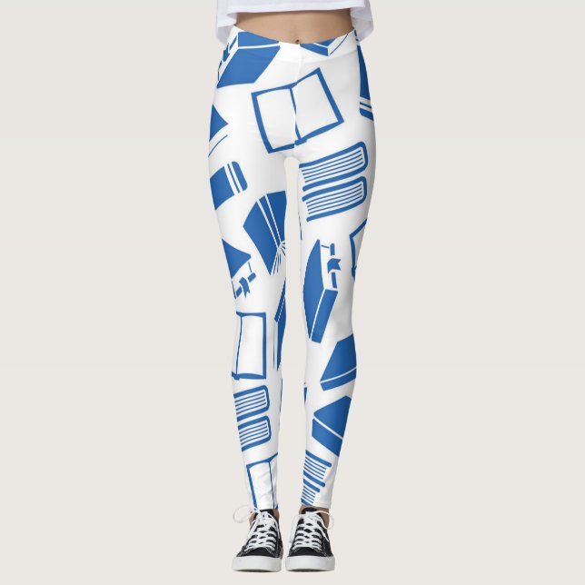 Leggings Patrón de libro (Anverso)