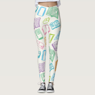 Leggings Patrón de libro