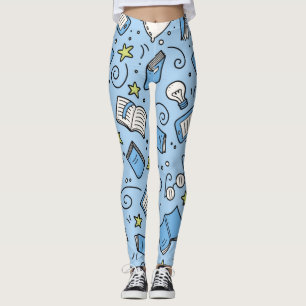 Leggings Patrón de libro
